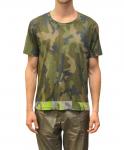 Camouflage Printed Dry Fit Sublimation Printing T Shirts Loose Fit Moisture