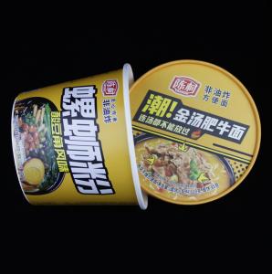 China Disposable Instant Noodle Paper Cup Takeaway Soup Porridge Container on sale
