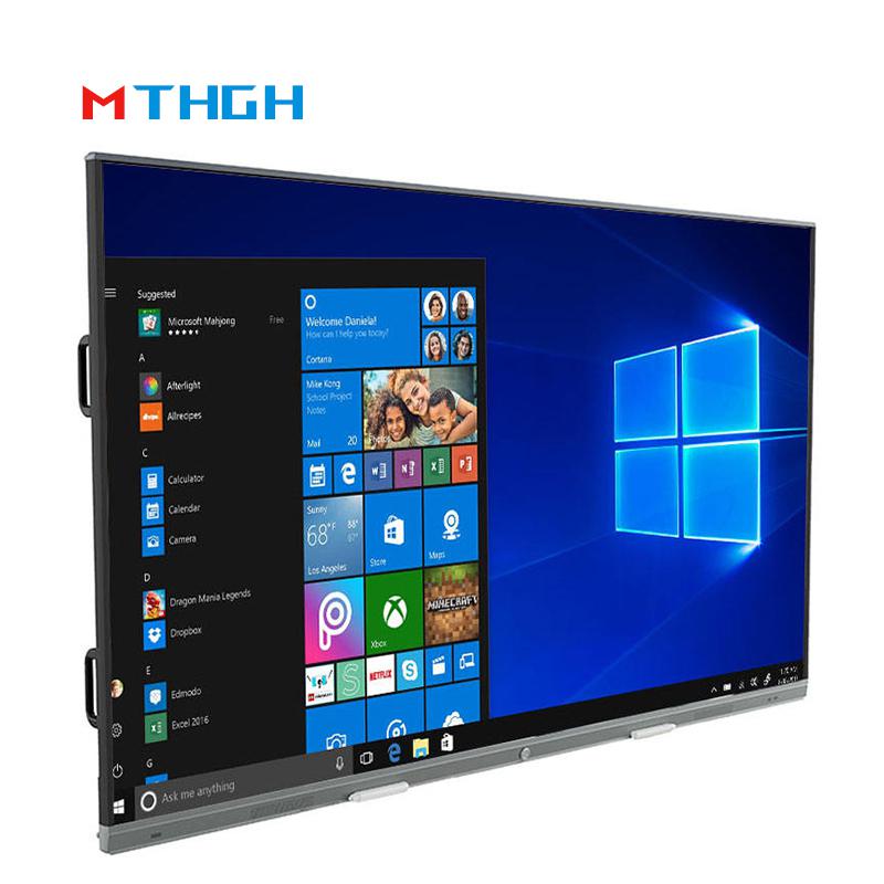 110 Inch Interactive Touch WhiteBoard 350cd/M2 Brightness Sliding All-In-One Machine 01