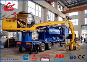 China Portable Waste Steel Scrap Baler Logger , Full Automatic Car Bodies Hydraulic Baler Machine wholesale