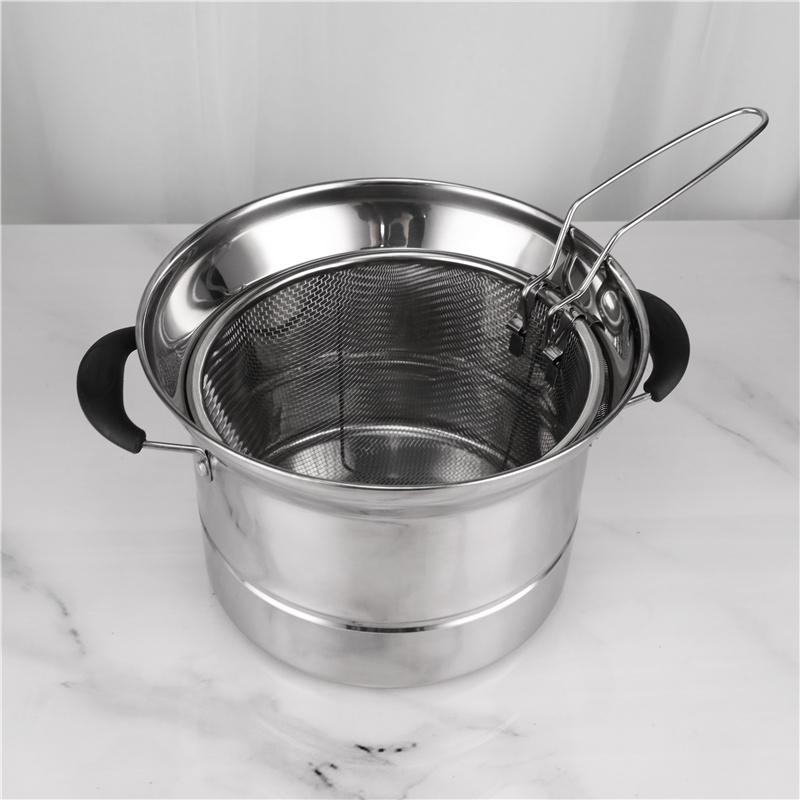 Multi Function Stackable Steamer Pot 22cm Stainless Steel