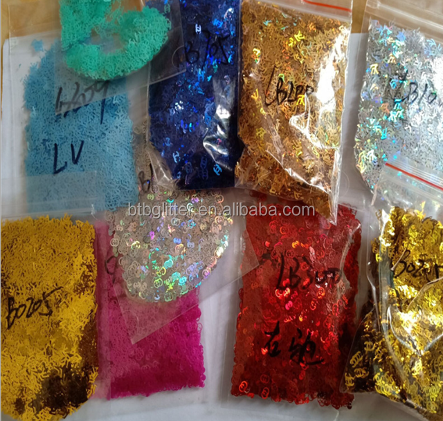 Polyester Glitter Shape Sequins The Perfect Addition to Your Decorative Sticker Collection