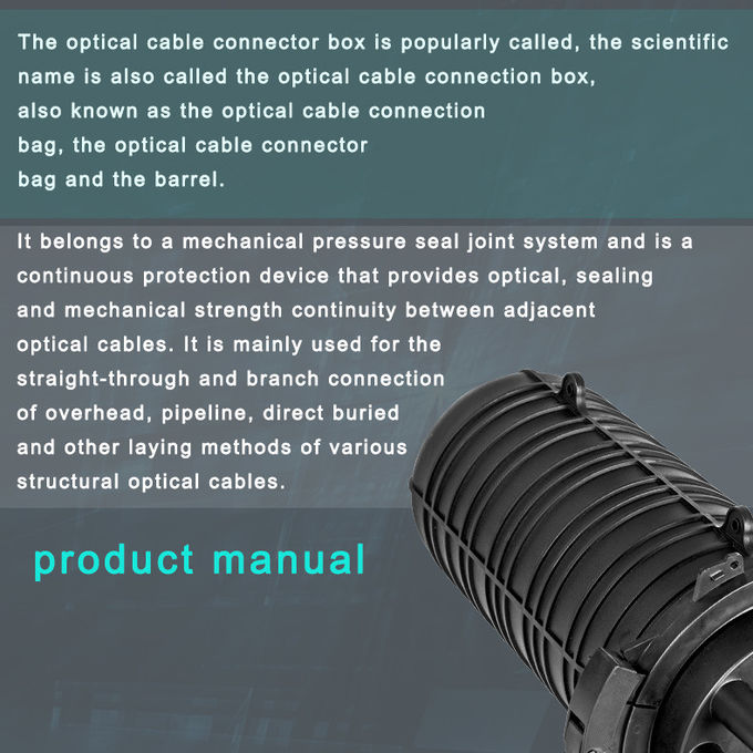 288 Core FTTH Dome Fiber Optic Cable Joint Closure