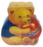 Custom Tin Candy Containers , Bear-Shaped Candy Packaging Box