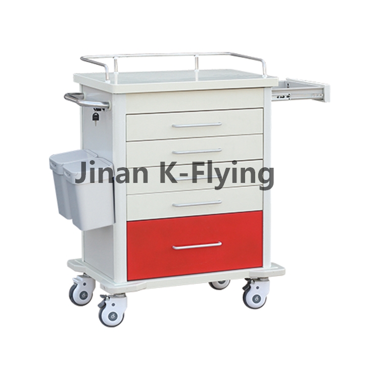 ABS Plastic Medicine Delivery Hospital Medical Trolley Cart