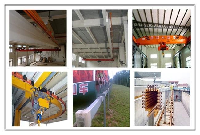 HXTS Type Multipolar Crane Busbar System , Enclosed Crane Six Four Three Phase Busbar