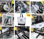 LCD ultrasonic pp nonwoven cloth handle / carrier / zipper bag manufacturing