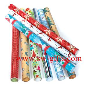 China Customized various designs wrapping paper & Gift wrapping paper & christmas wrapping paper on sale