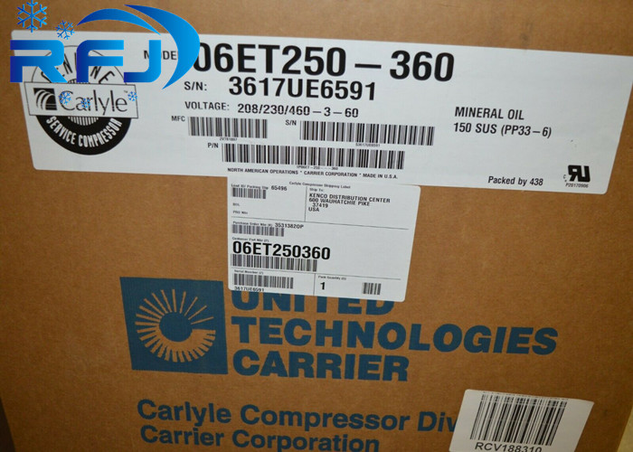 Durable Carlyle Compressor Refrigerant R404 Carrier Model 06CC125 380-420V