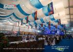 Beer Festival Outdoor Event Tent With Colorful Lining 40M X 50M Resist 100km / h