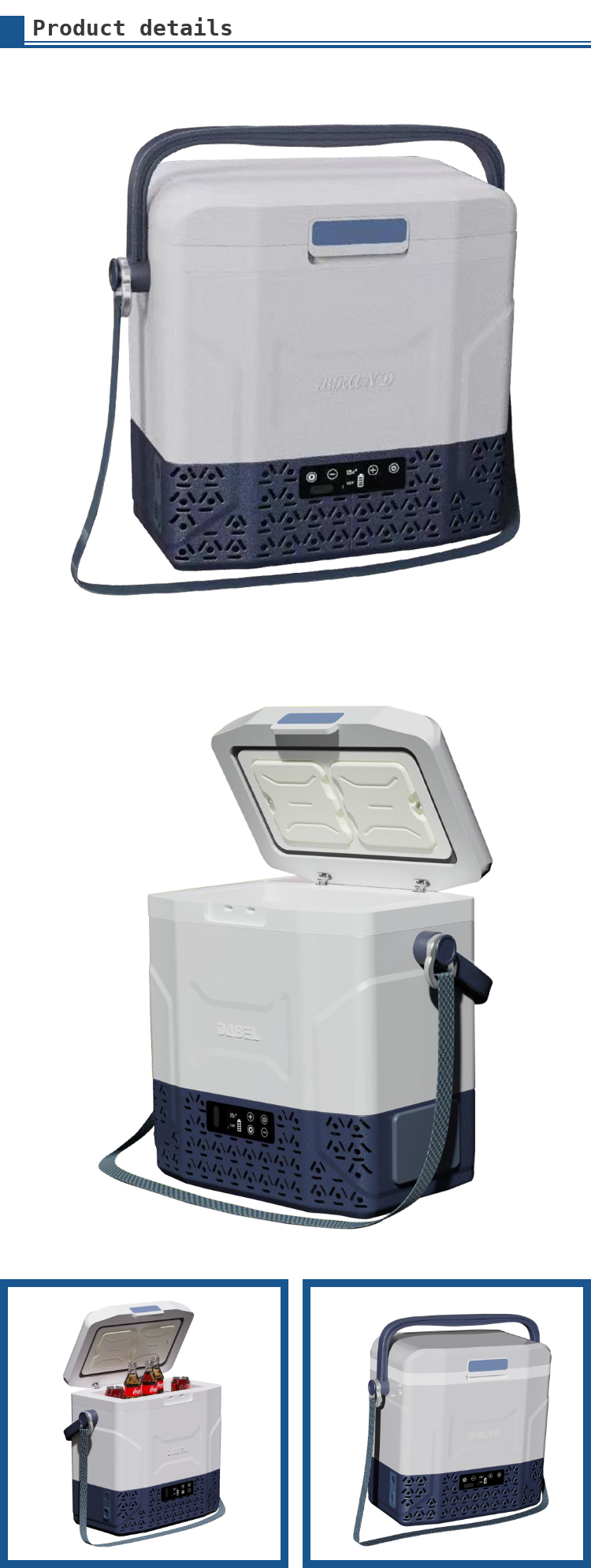 12L Portable Camping Compressor Car Fridge -20 10 C Refrigerator for Home and Camping