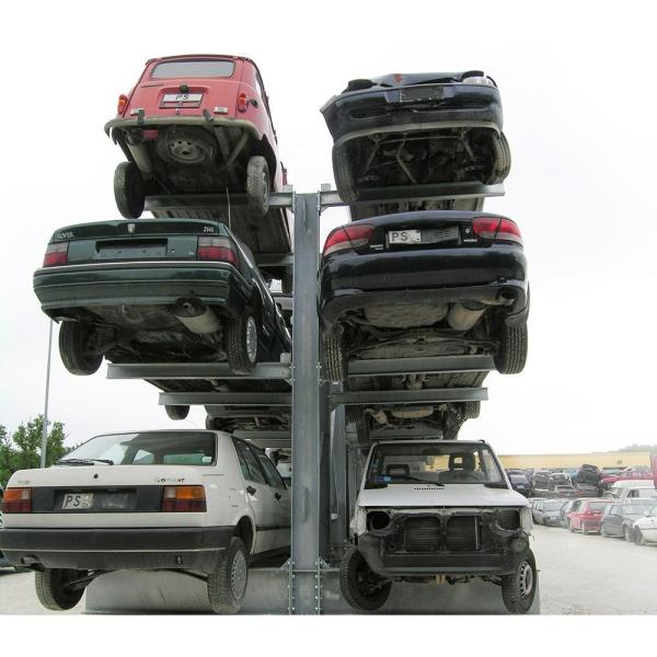 Hot Dip Galvanized Finish Outdoor Storage Cantilever Car Racking Depth 300