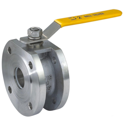 Thin ball valve