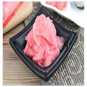 China Small Red Sliced Sushi Pickled Ginger For Restaurant Pink on sale