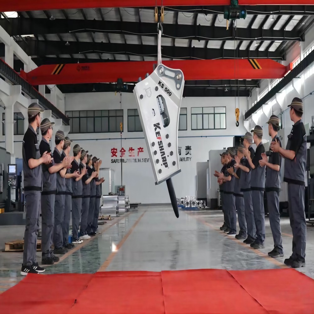 50-60Ton Wear Resistant Heavy Hammer Hydraulic Breaker For Construction