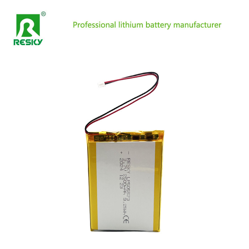 Smart Phone Lithium Polymer Battery Cell 7.4V 505573 2S 2500mAh