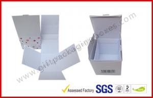 China Lovely Cosmetic Packaging Boxes / Brand Paper box with White Corrugated Insert wholesale