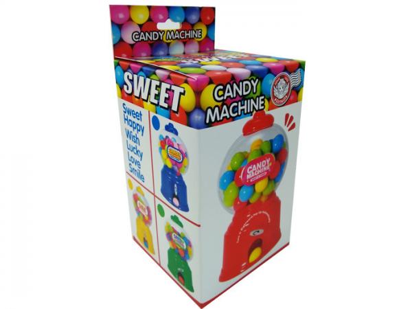 Quality Auto Lock Bottom Box Structure Candy Machine Packing 350G Gloss Art Paper Box Colorful Printing with Hanger for sale
