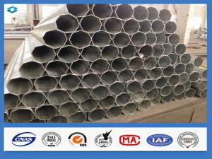 China Octagonal Hot Dip Galvanized Lap Joint Type Power Steel Poles wholesale