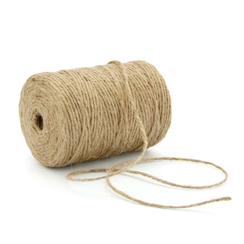 YILIYUAN ROPE 5 mm 6mm baler jute twine yarn rope 3ply roll Multifunction Twist Rope