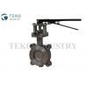 Lever Operations High Performance Butterfly Valves Metal Seated For High Temp Service for sale