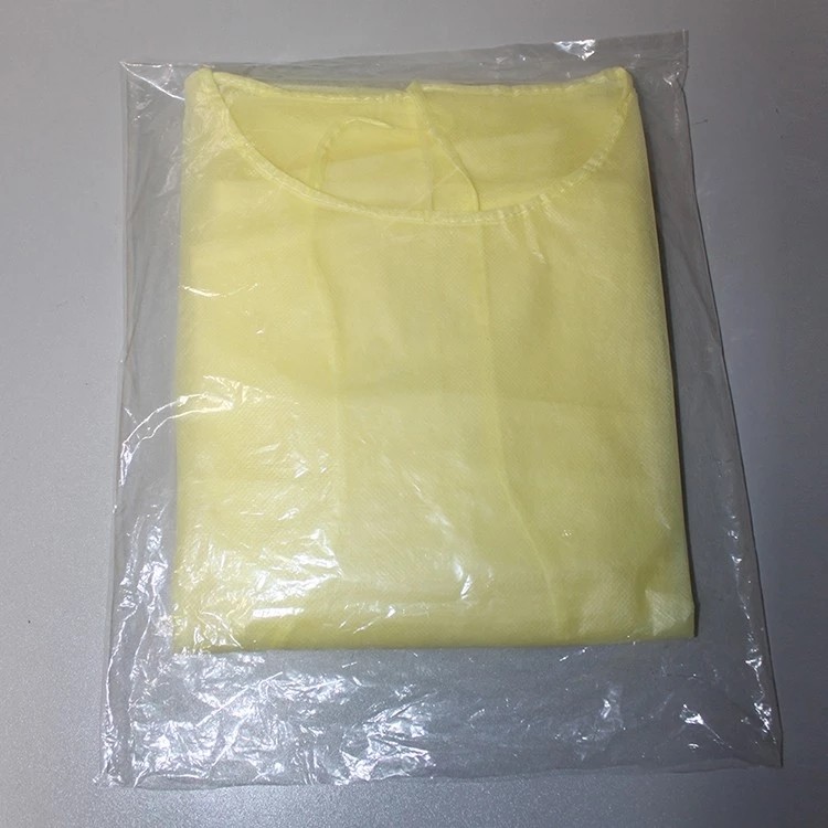 Level 1 2 SMS Isolation Gowns With Knitted Elastic Cuff