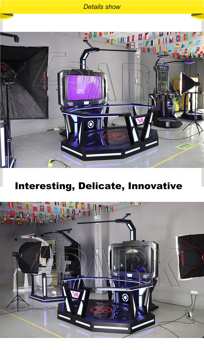 Dancing Shooting Skiing 9D VR Simulator Indoor Game Zone Rock Ship Virtual Reality Equipment
