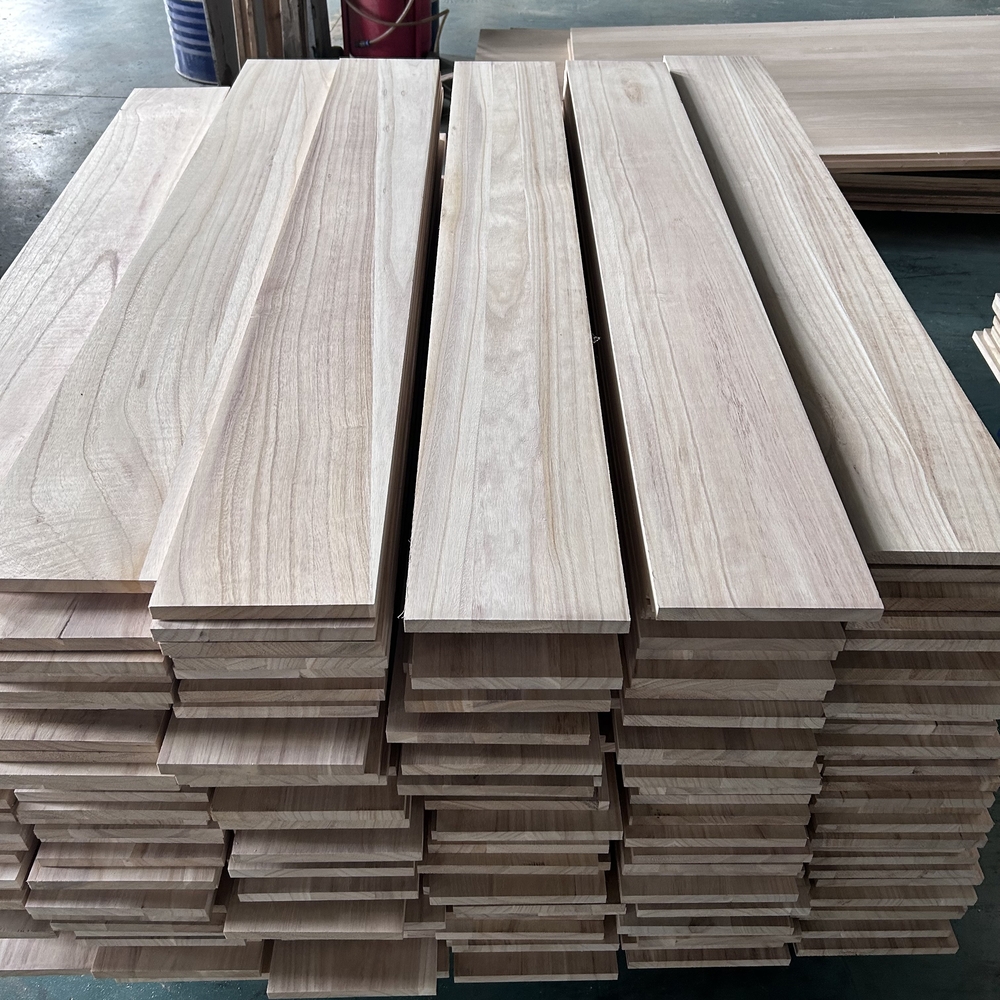 Moisture Content 8%-12% Solid Wood Board Paulownia Lumber Direct Supply for Wooden Box