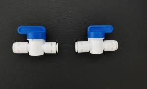 China Blue Manual Handle PP Plastic Water Connectors High Flow For Water Dispenser on sale