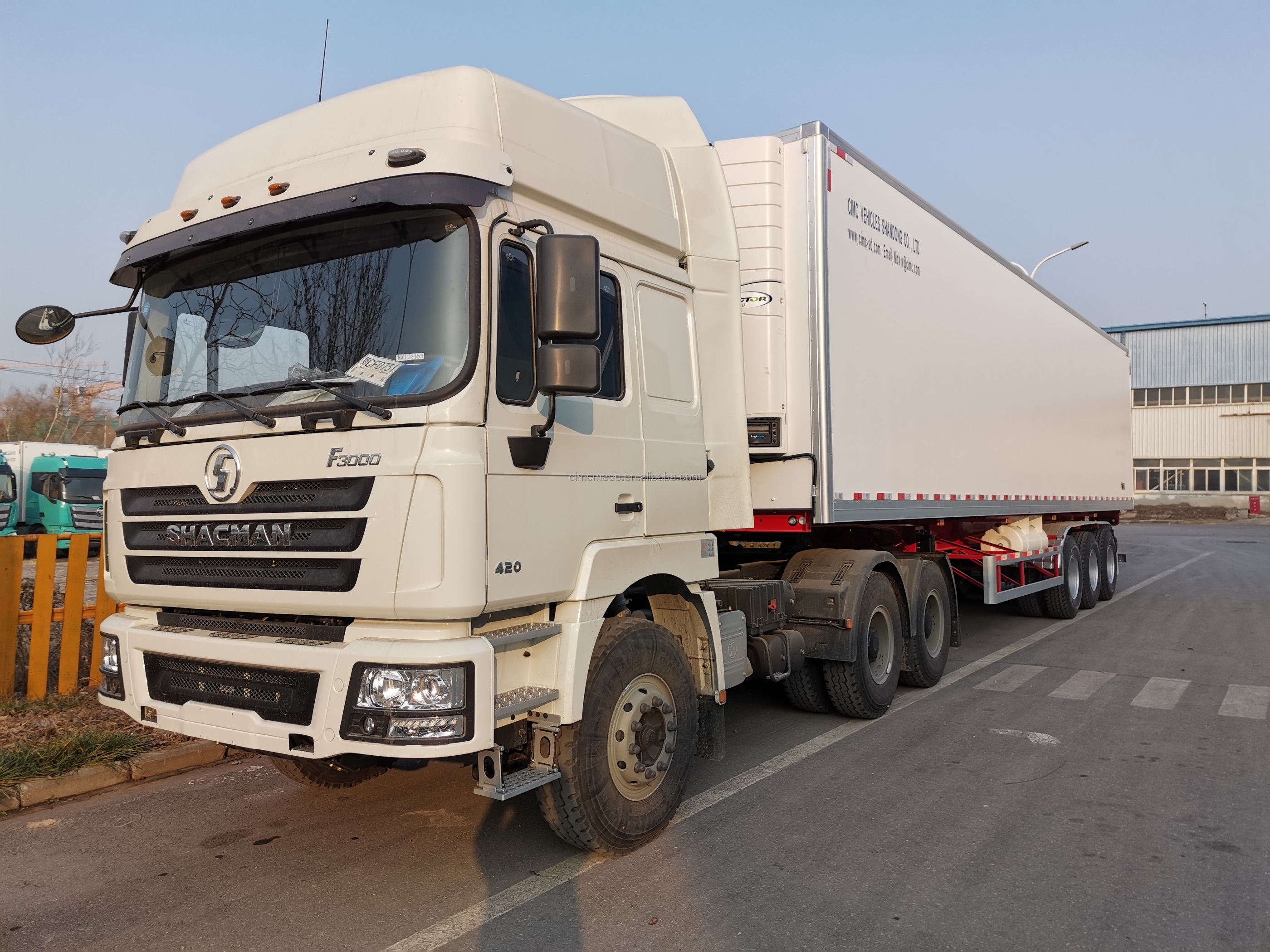 12 Forward Shift Diesel Fuel Type CIMC Cold Chain Truck for and Transportation