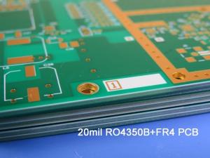 China Rogers 4350 Blind Via Mixed Signal PCB 6 Layer For Digital Satellite Receiver wholesale