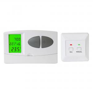China Blue Backlight Radio Frequency Thermostat 230V For Water Heater on sale