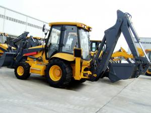 China Yellow WZ30-25 XCMG Tractor With Front End Loader / Mini Backhoe Loader 1CBM 25.5T wholesale