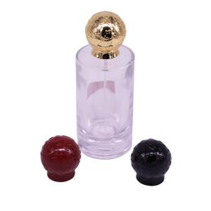 China Gold Black Red Zinc Alloy Metal Perfume Cap Luxury Perfume Bottle Cap on sale