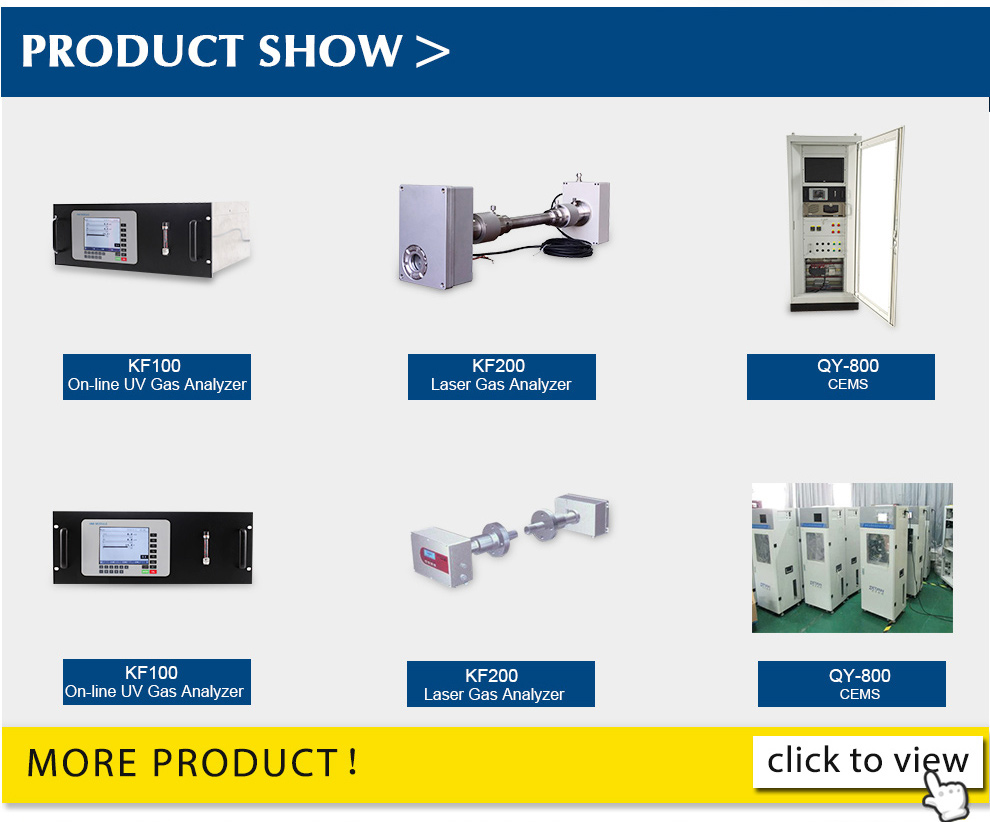 Electronic Online Flue Gas Analyser 50Hz 100W For Continuous Emission Monitoring System