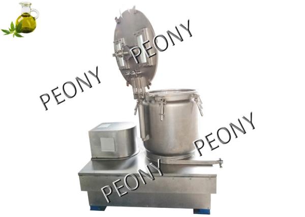 Stainless Steel Spinning Vertical Basket Centrifuge CBD Ethanol Extraction