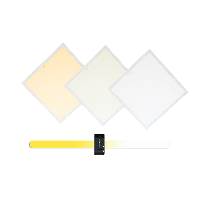 Smart Led Panel Light 24w Square Style Brightness Adjustment Support