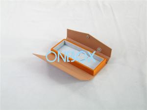 China Folding Printed Pen Packaging Box , Brown Pen Presentation Box wholesale