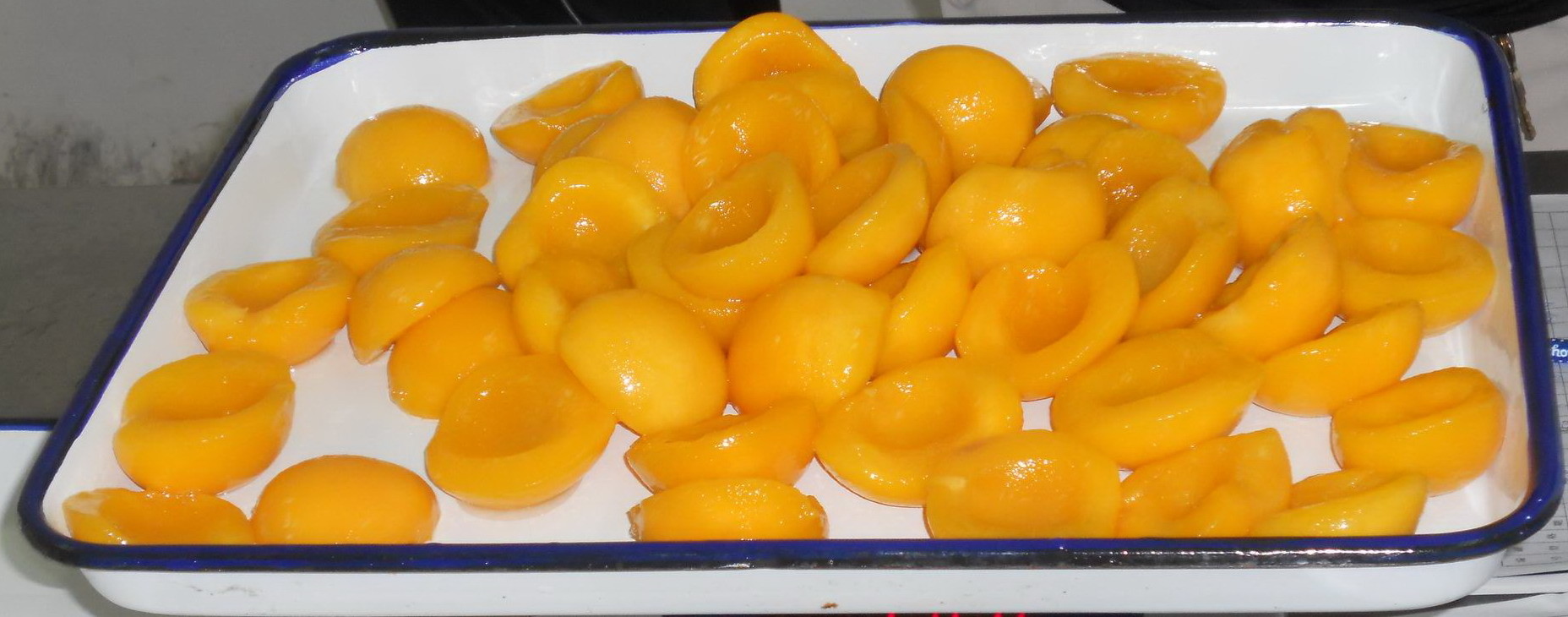 820g Canned Yellow Cling Peach / Canned Peaches In Juice KOSHER ISO Listed