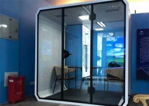 China Movable Office Phone Booth Noise Cancelling Booth For Meeting on sale