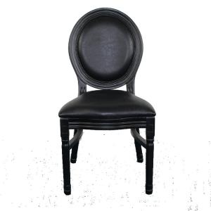 China French style oak wood frame antique wedding stackable  louis chair wholesale
