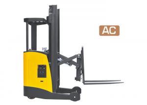 China Full Electric Power Narrow Aisle Reach Truck , Narrow Aisle Straddle Truck High Speed on sale