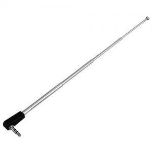 China VSWR 1.5 4 Section Stainless Steel AM FM Radio Antenna with 3.5mm Jack Connector wholesale