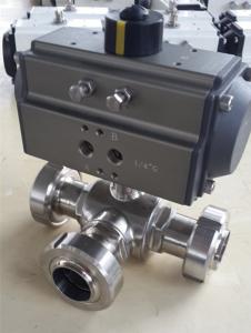 China Rack And Pinion Pneumatic Rotary Actuator Air Consumption Control For Valves on sale