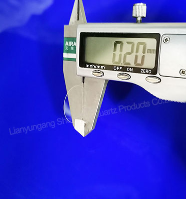 Cusomized Thermostable Quartz Glass Sheet Lens Plate For Semiconductor