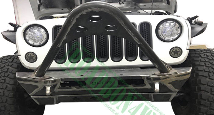 Front bumper for Jeep Wrangler Jk 07-15 BLACK CANNON FRONT BUMPER FOR JEEP WRANGLER