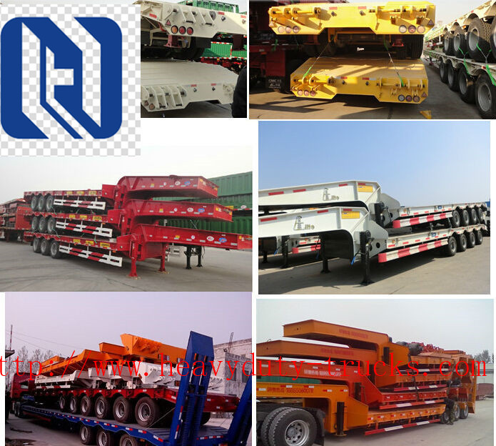 Skeleton Semi Trailer Container trailer With 2 Axle / 4 Axle For Vietnam