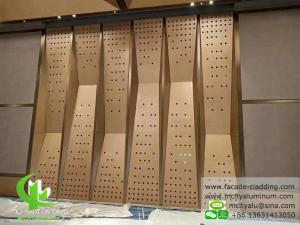Perforated aluminum sheet for Wall cladding metal curtain wall