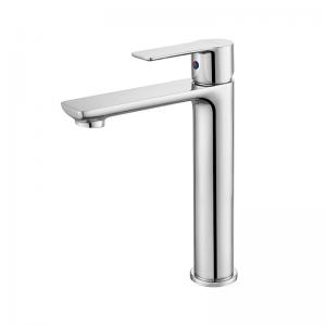China Extended Brass Basin Mixer Faucet Bathroom Wash Basin Faucets Chrome wholesale