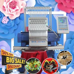 China Better than 15 head computerized embroidery machine HO1501N 420*510mm high quality cheap tajima embroidery machine price wholesale
